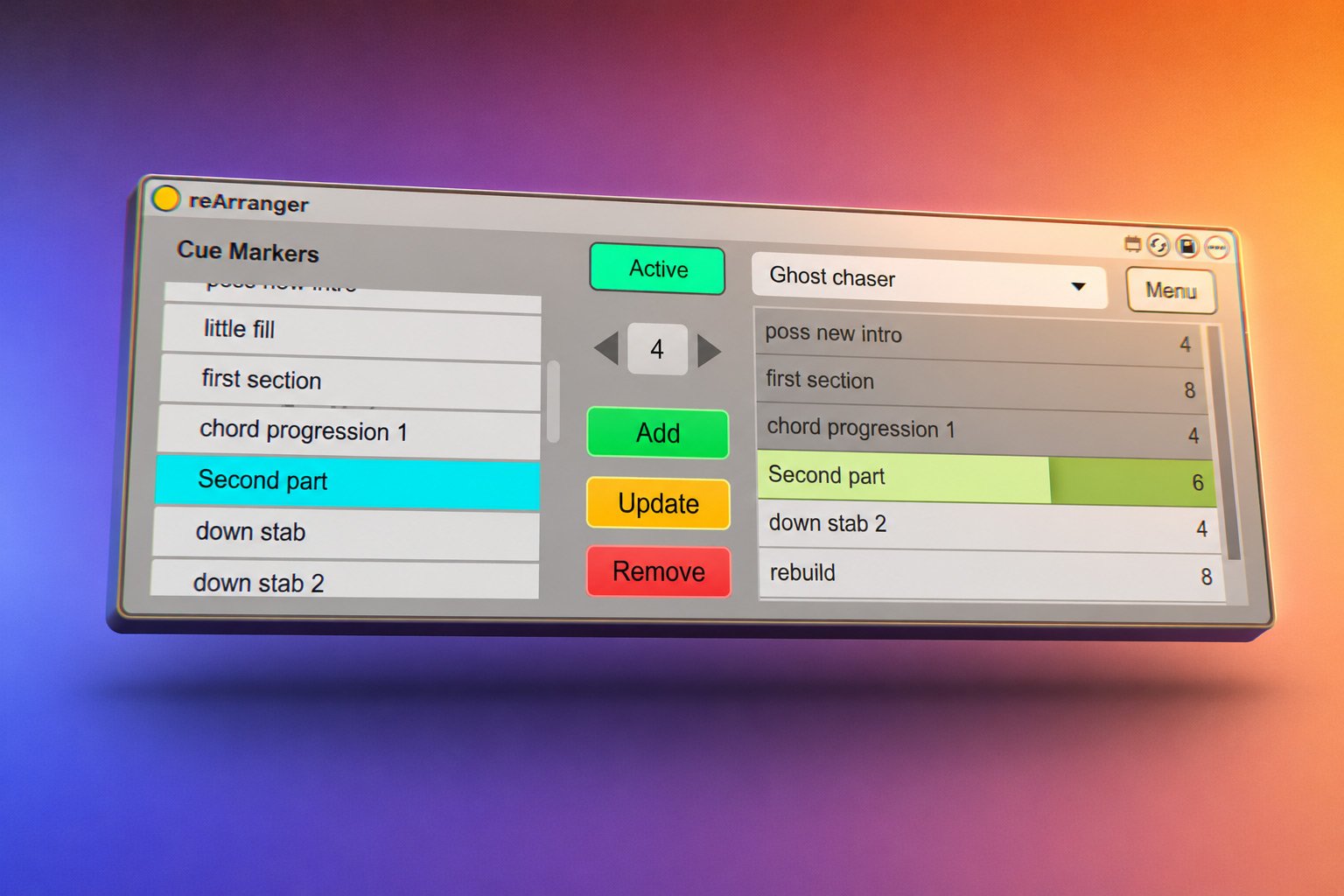 reArranger - Ableton Arrangement Device - Image 1